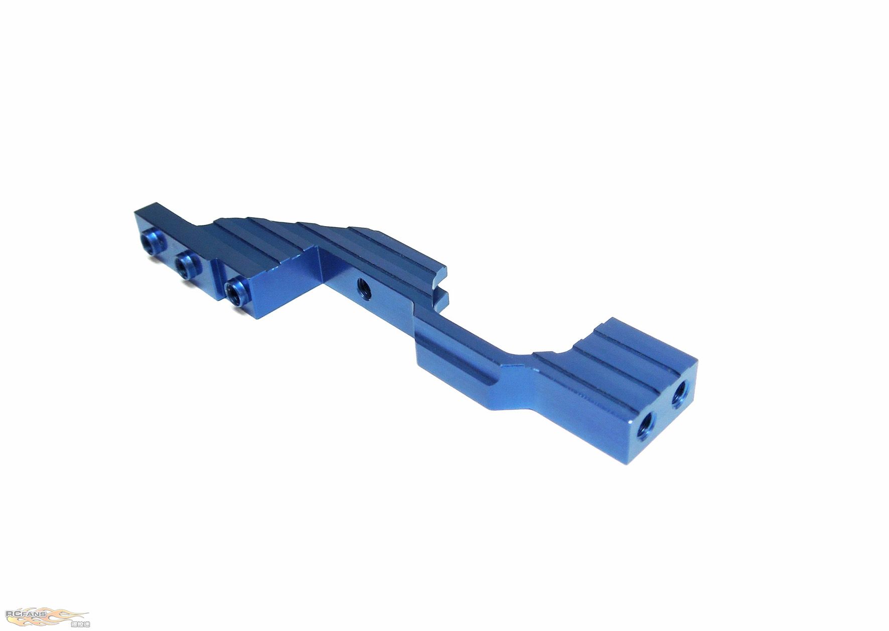 HK412LB Aluminium Rear Lower BulkHead Left (Blue).jpg