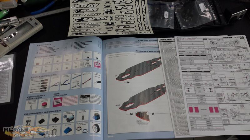 MANUAL, SETUP SHEET