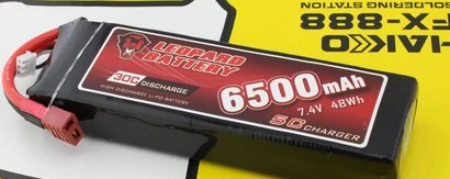  6500mah 2S 7.4V 30C