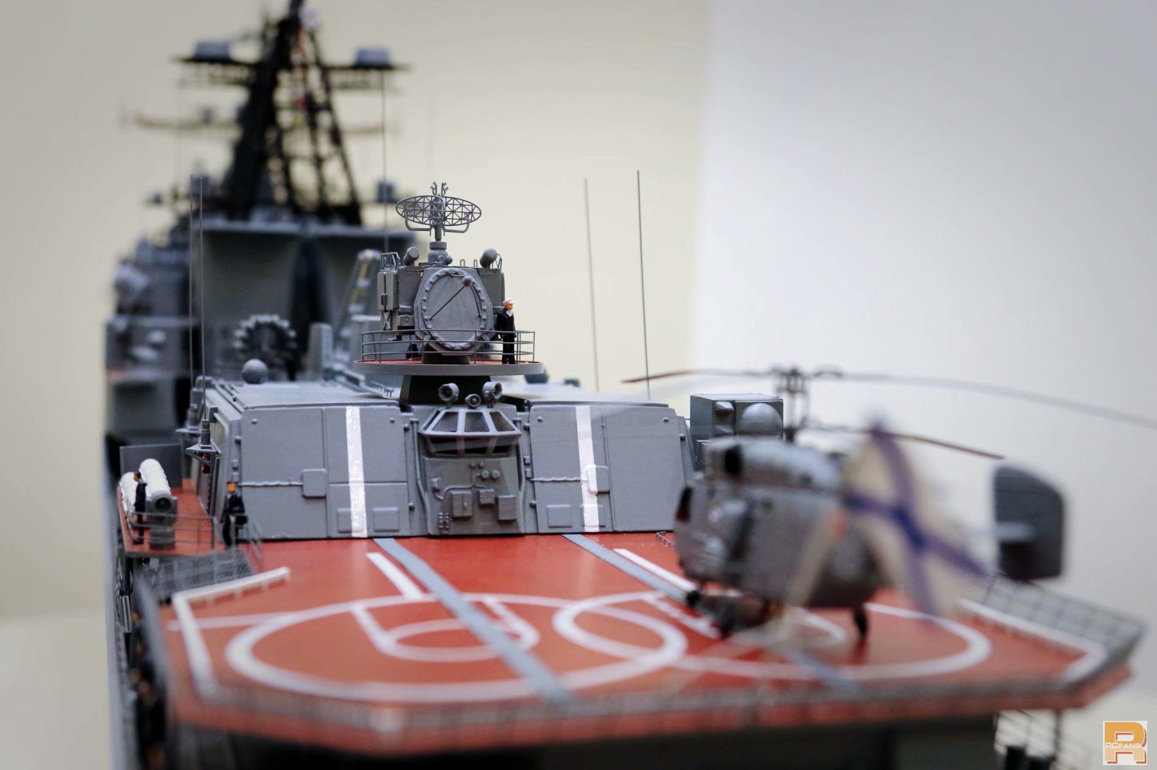 100比例rc 俄海军 潘捷列耶夫海军上将号 大型反潜驱逐舰