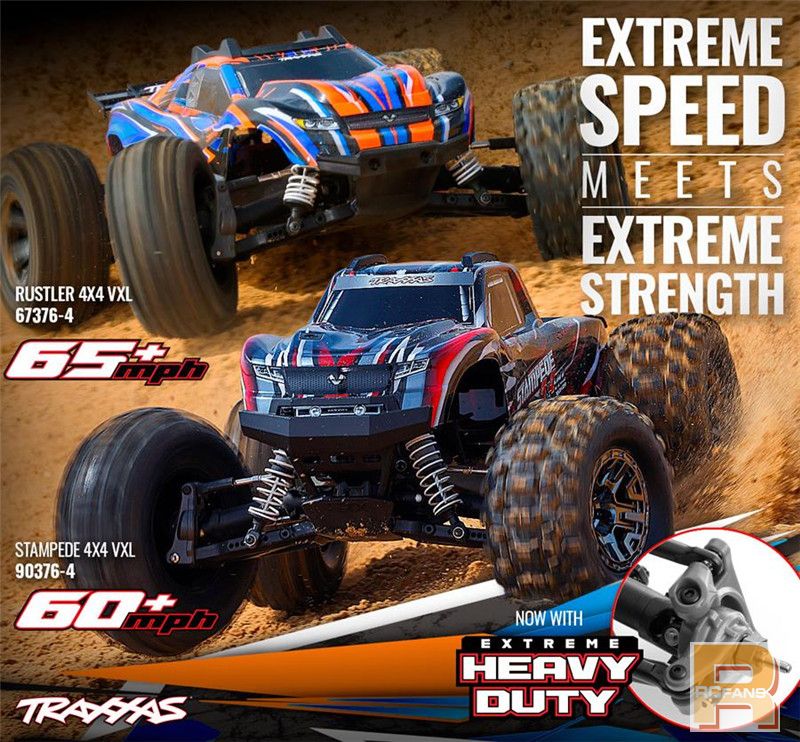 【新车发布】TRAXXAS 新款1/10 Stampede 4X4无刷大脚车#90376-4