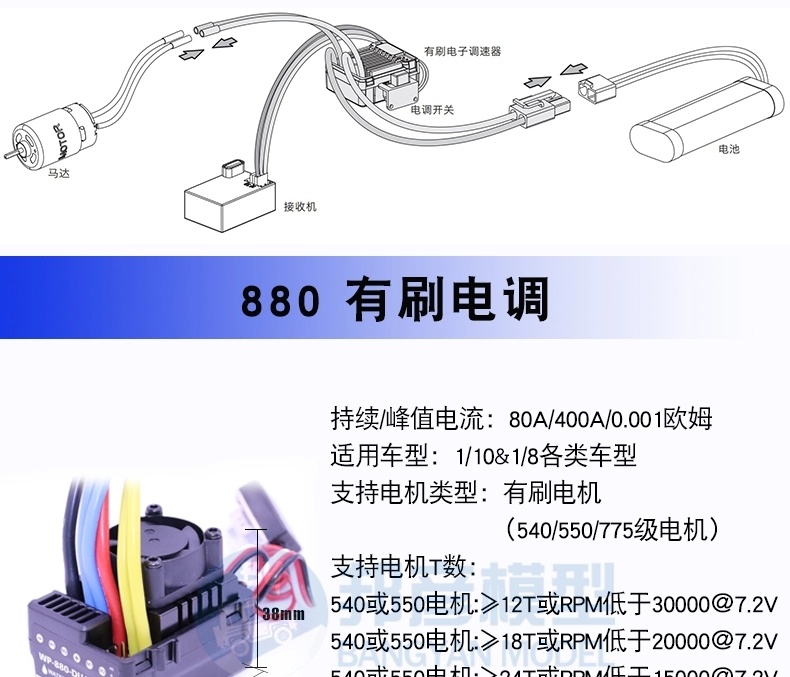 880电调跟1080有什么区别