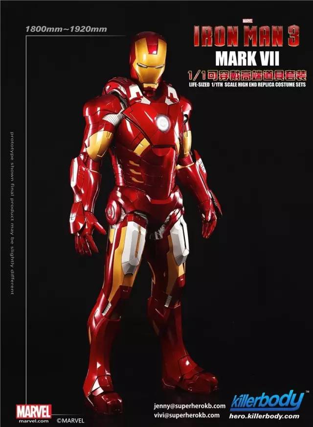 KillerBody Iron Man 1:1 Mark VII