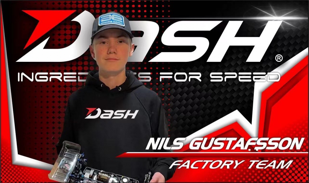 Nils Gustafsson加盟Dash RC