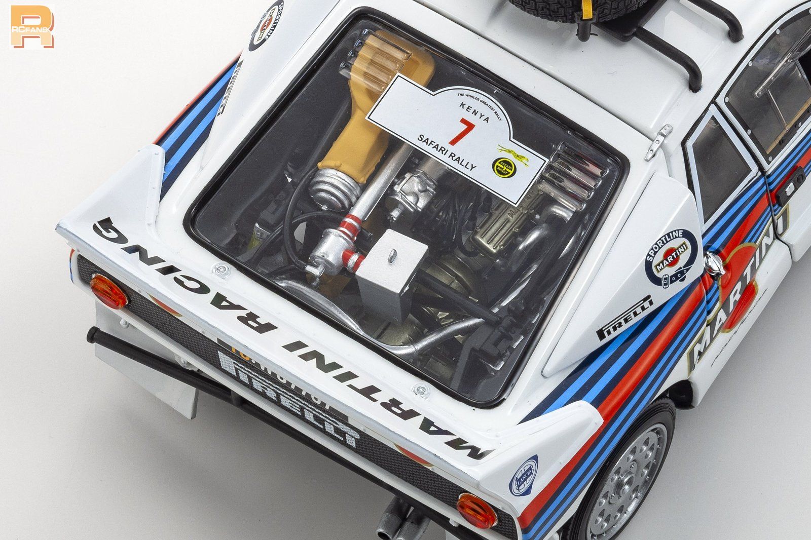 RCFans Kyosho 1/18 Lancia Rally 037 1984 Safari车模- Powered by