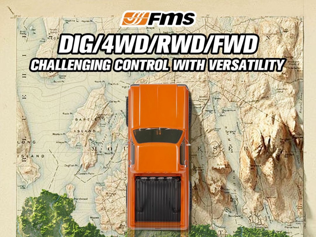 [Ԥ] FMS FCX10 DIG,4WD,RWD,FWD
