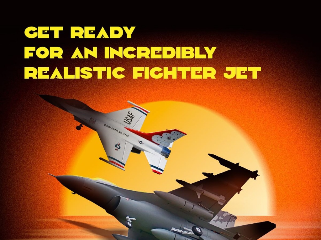 [Ƶ]  FMS EDF Jet 64mm F-16 ս