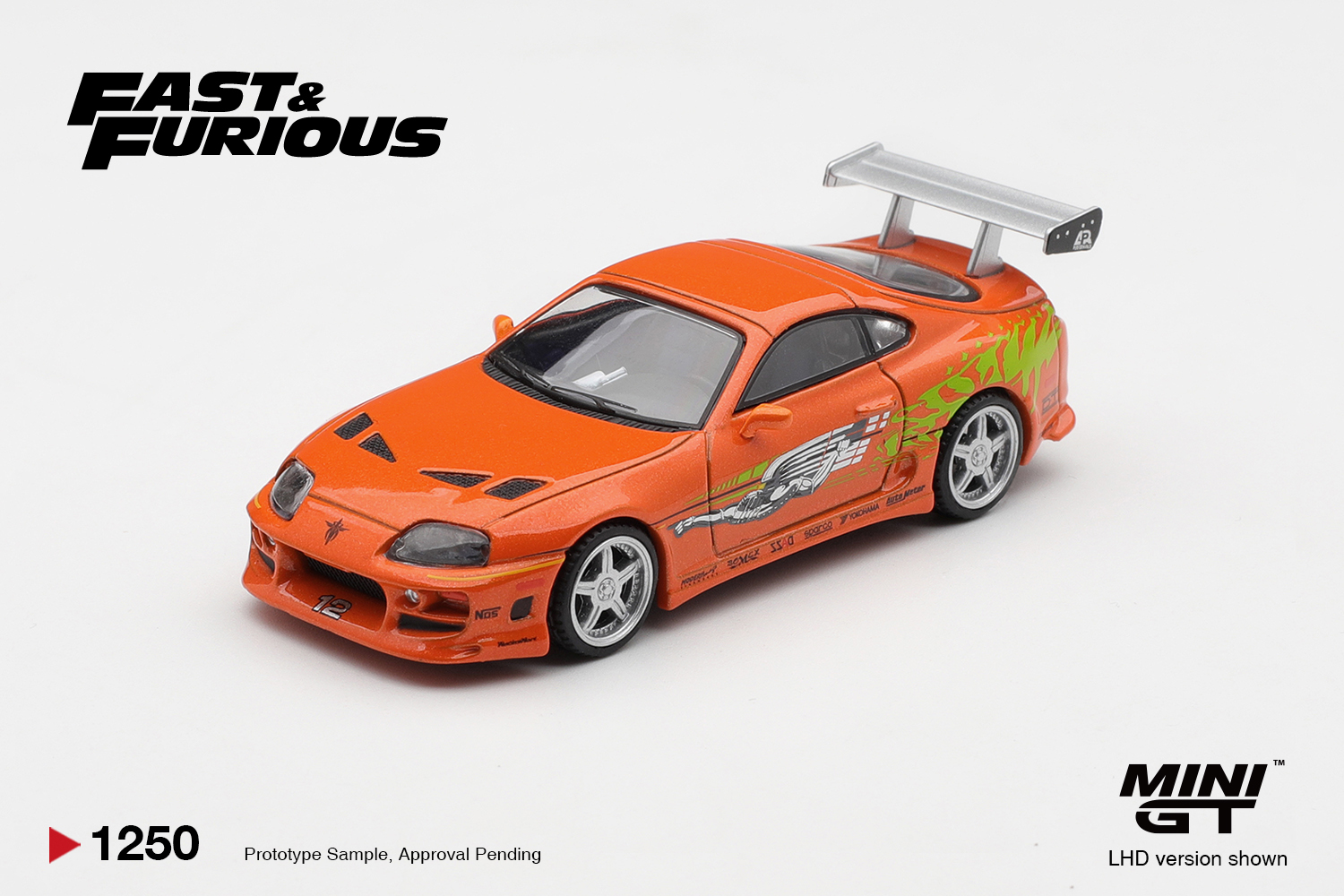 MINI GT Toyota Supra BOMEX Fast and Furious MGT01250-BL