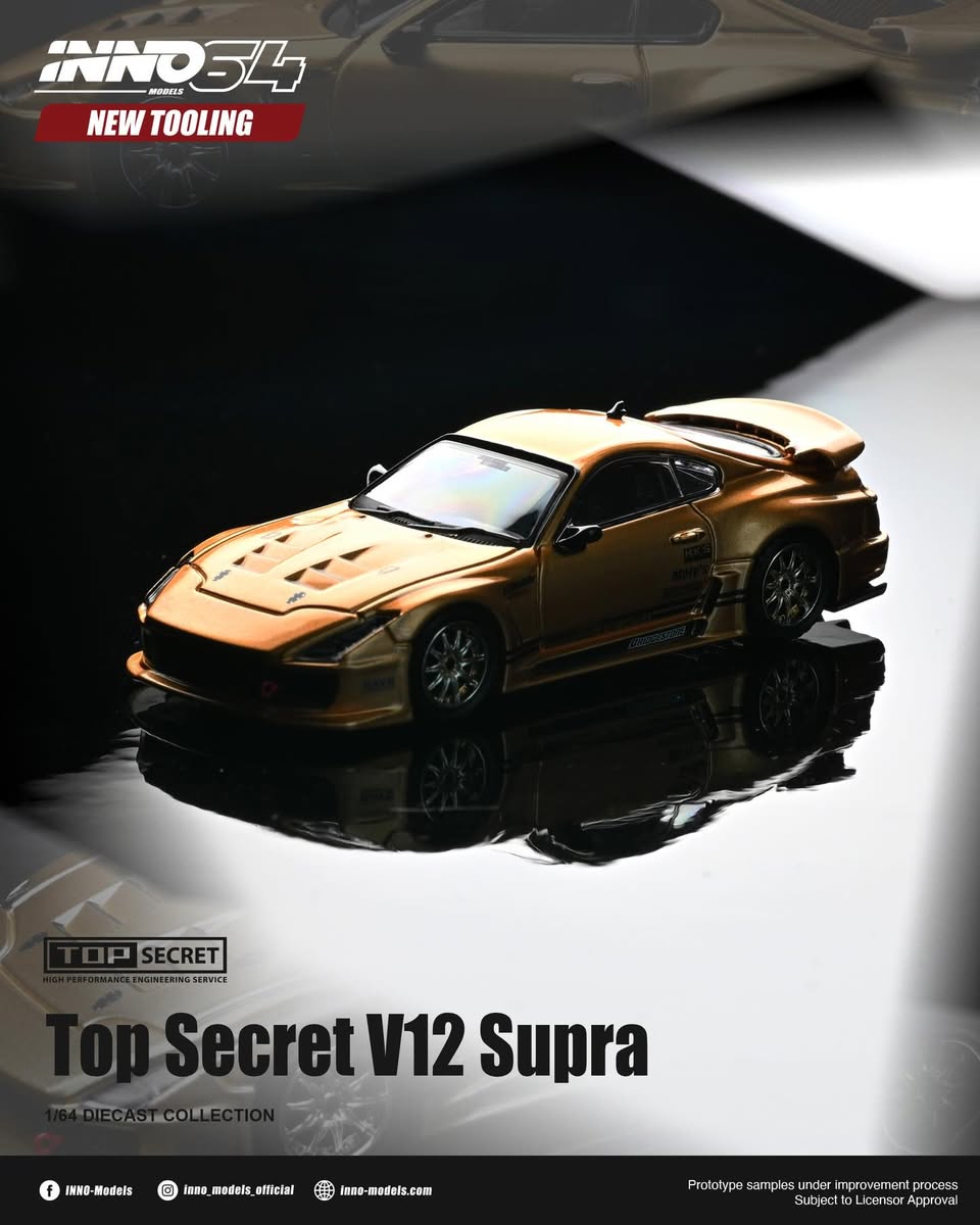 INNO64 TOP SECRET V12 Supra 1/64 ��̬��ģ