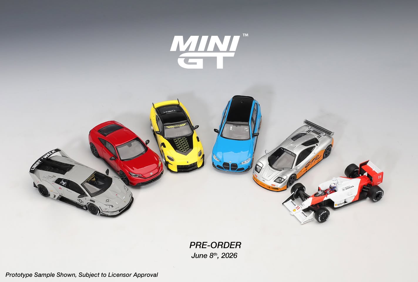 MINI GT 2026 �� 6 �µ�һ����ƷԤ������ 1/64 ��̬��ģ
