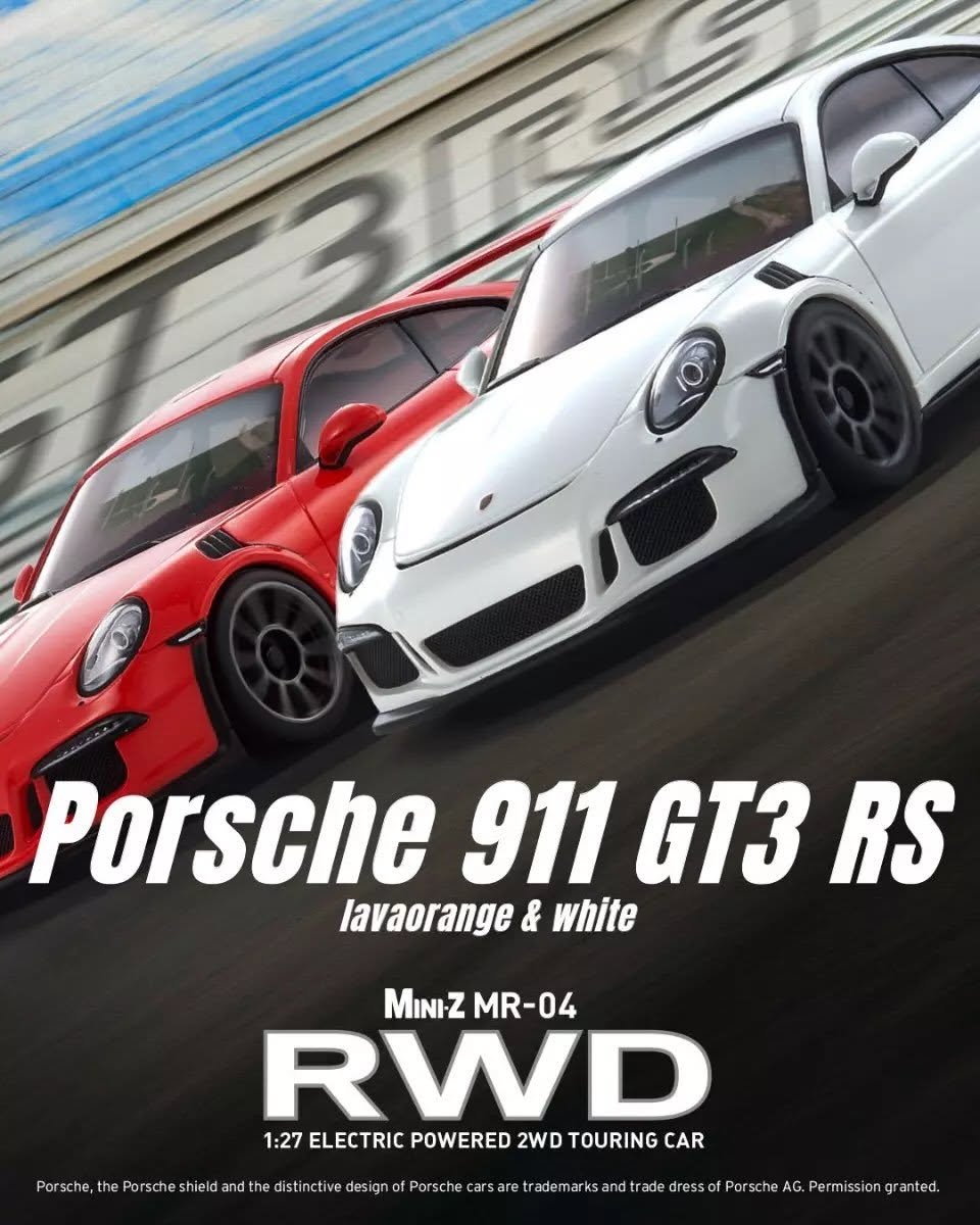 Kyosho MINI-Z Porsche 911 GT3 RS MR-04 Readyset