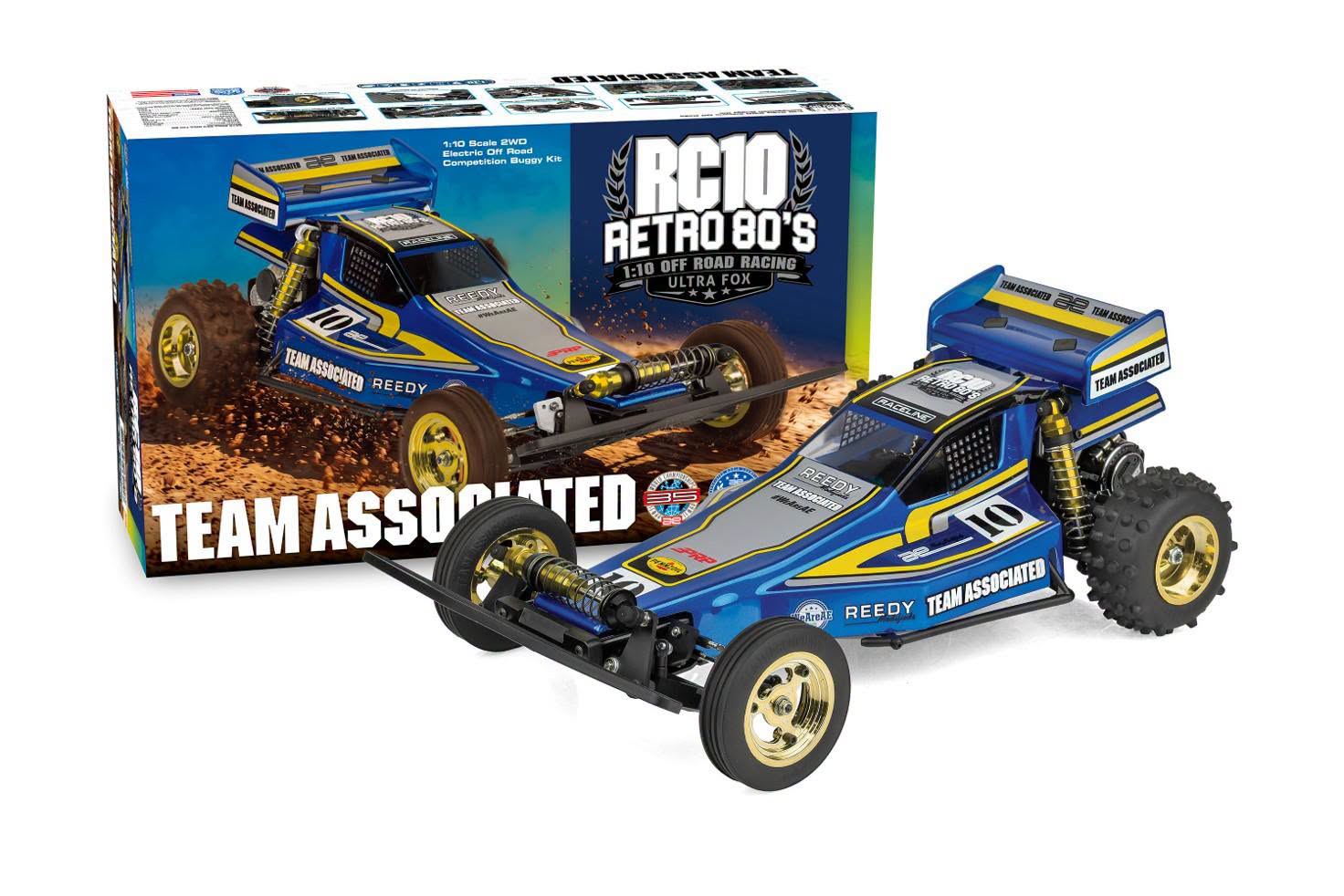 Team Associated RC10 Retro 80��s Ultra Fox Kit