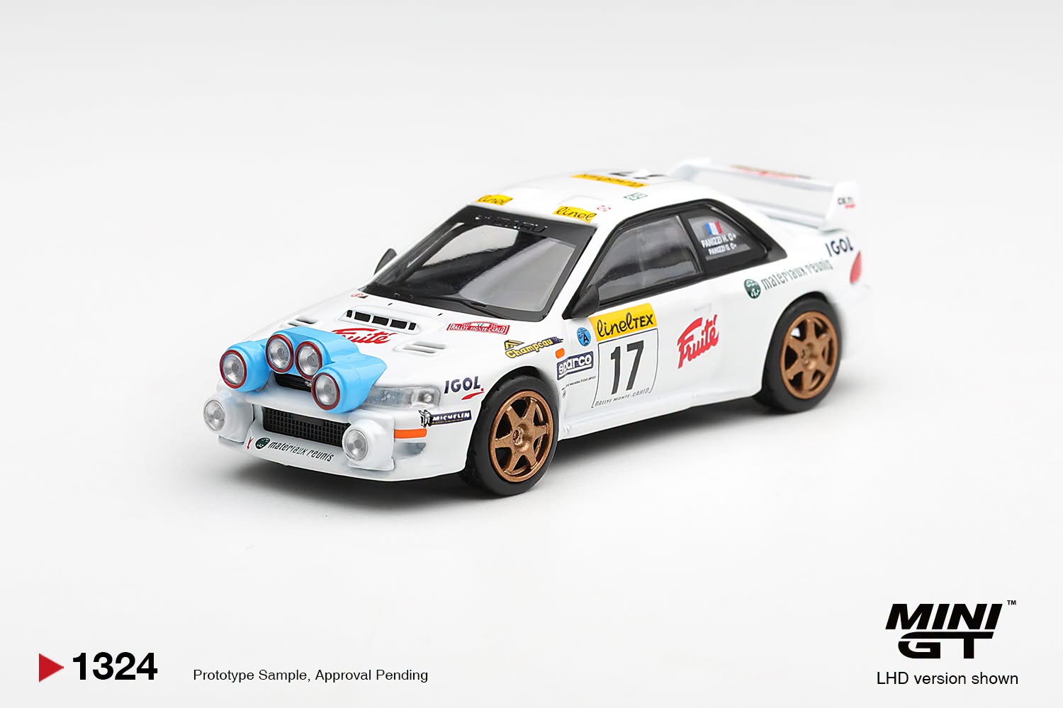MINI GT Subaru Impreza WRC98 #17 1999 Rally Monte-Carlo