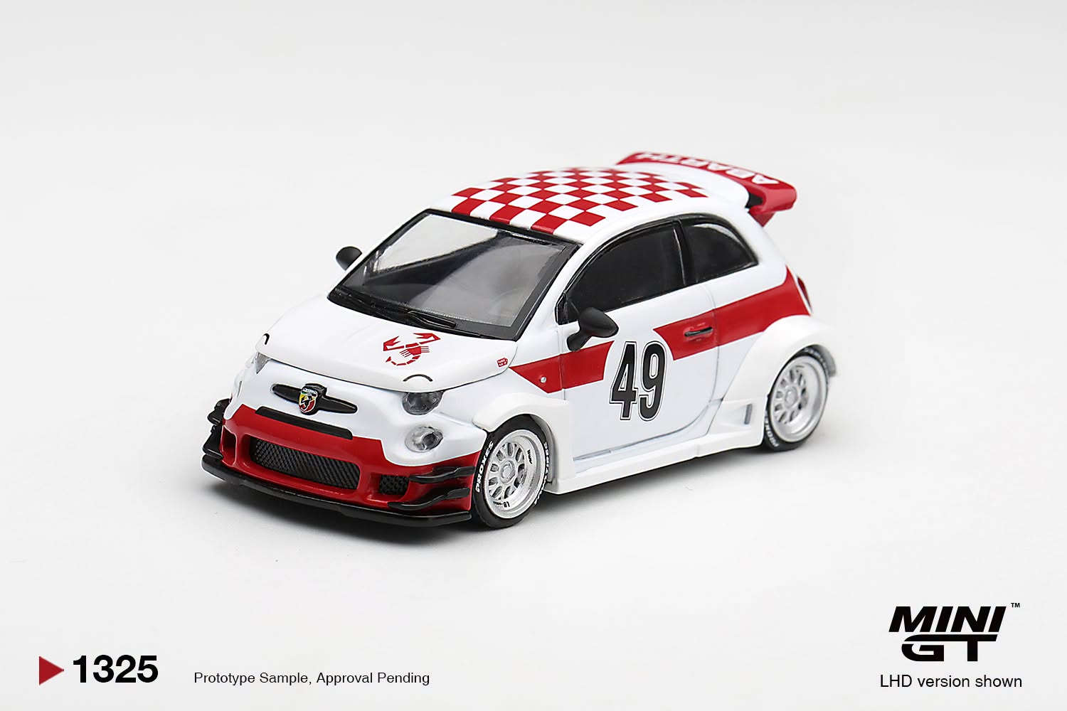 MINI GT Abarth 595 LB-WORKS x Abas Works 1000 TC Tribute