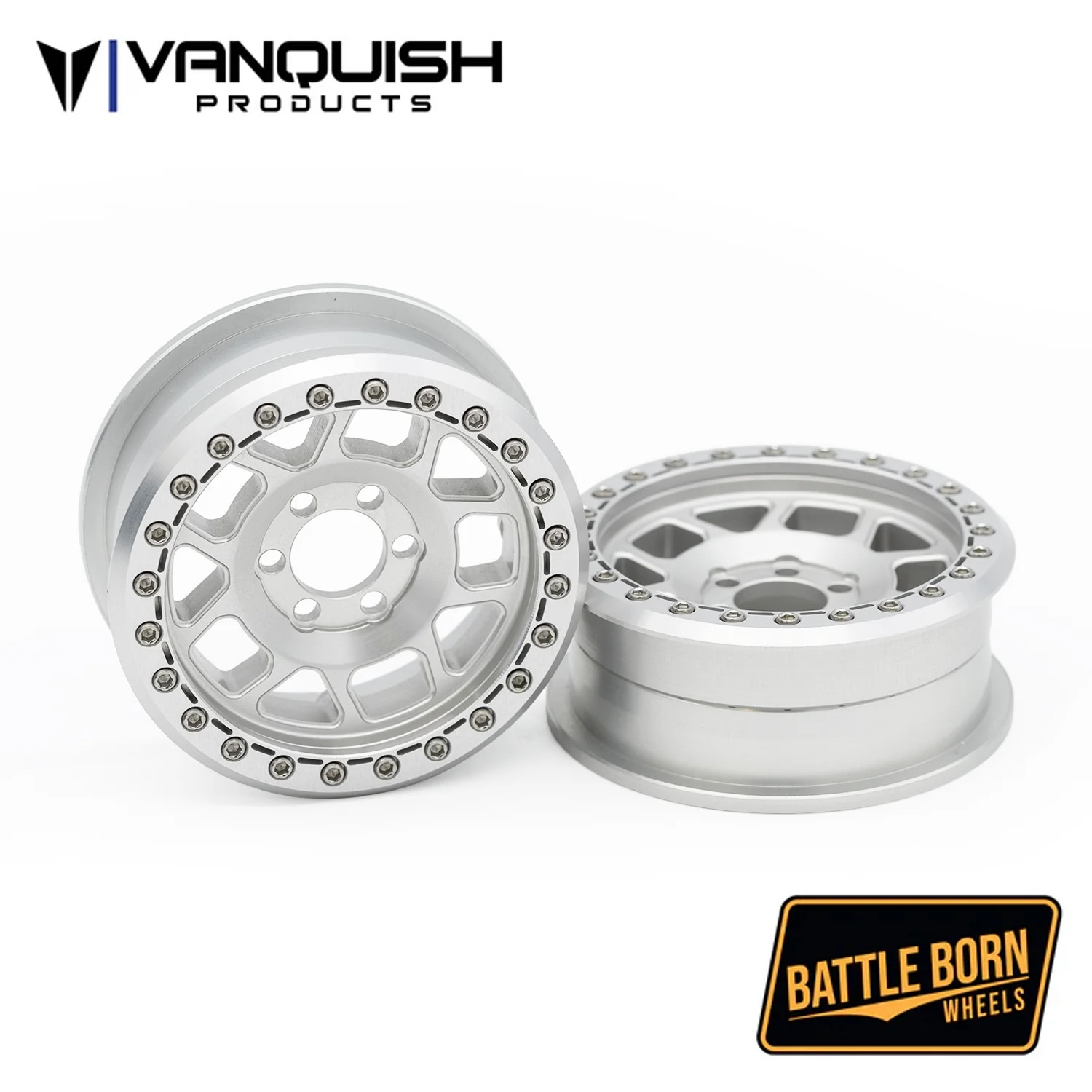 Vanquish Products Battle Born Wheels Whiskey 2.2 Beadlock Wheels