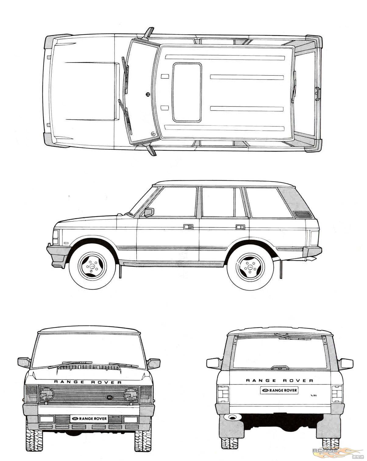 求路虎或其他车的车壳详图想自制车壳