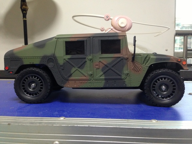 山山爬爬之田宫绝版迷彩悍马h1开工