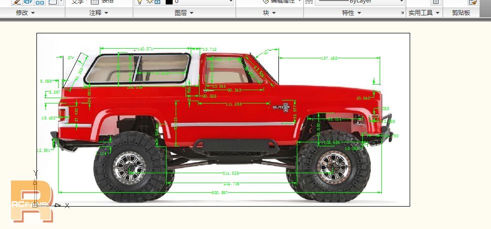 求一越野车的图纸