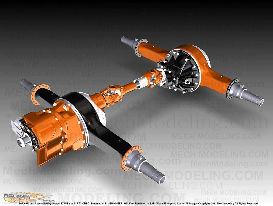 绝对漂亮的卡车悬挂系统,希望对大家有所帮助