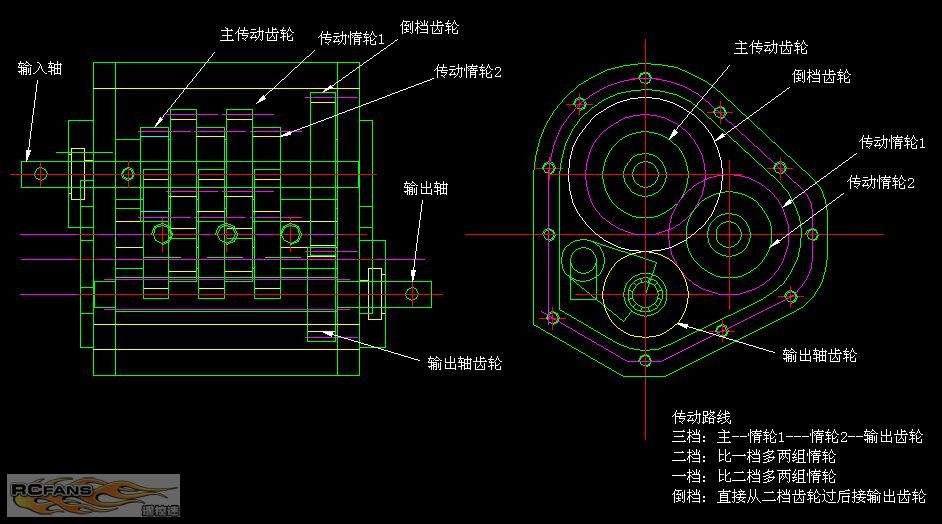 跃进17h33变速箱分解图图片