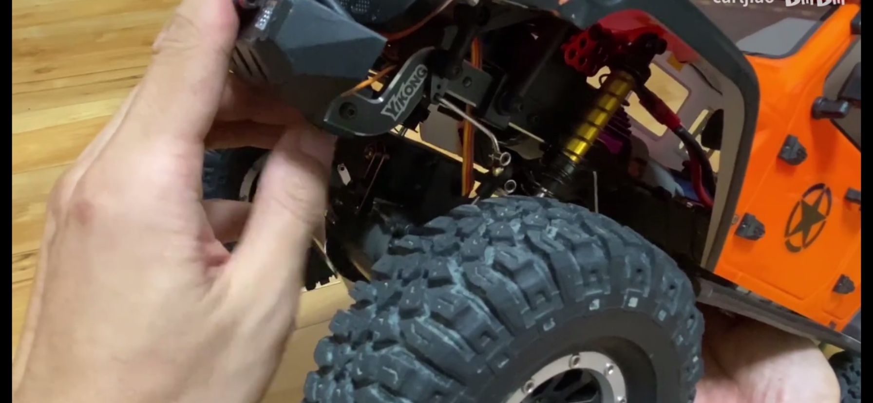 易控 牧马人 前防倾杆的制作与安装