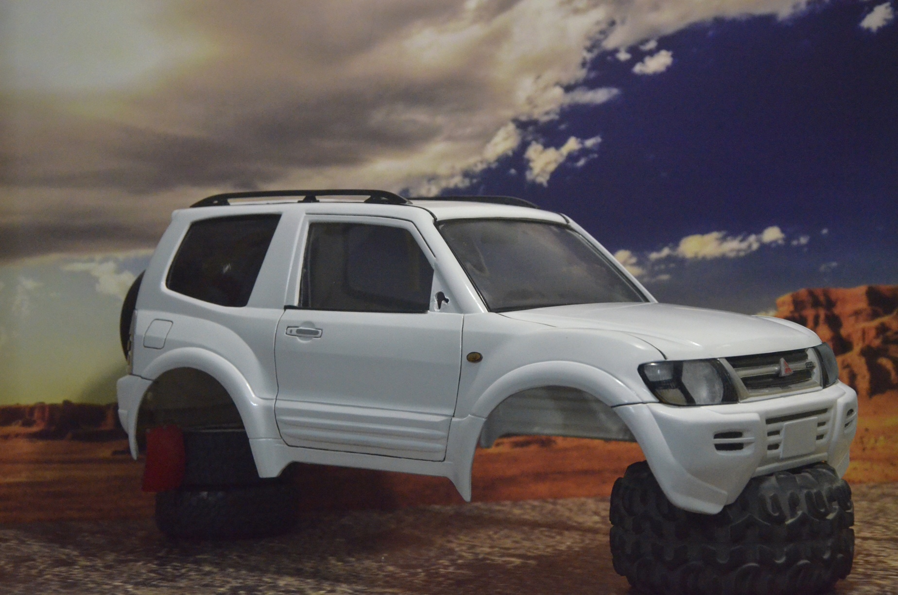 稀有cc01 硬壳帕杰罗v68 攀爬车壳大赏