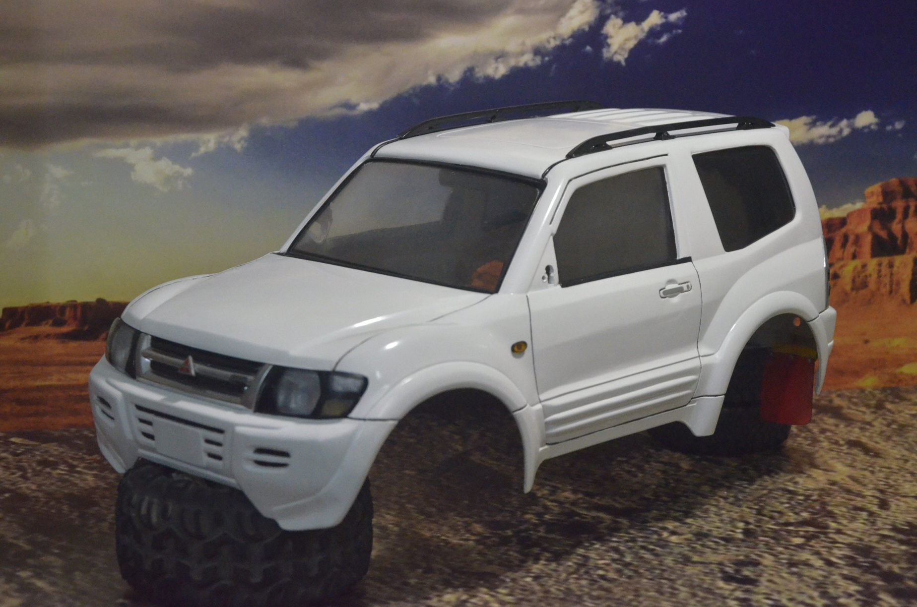 稀有cc01 硬壳帕杰罗v68 攀爬车壳大赏