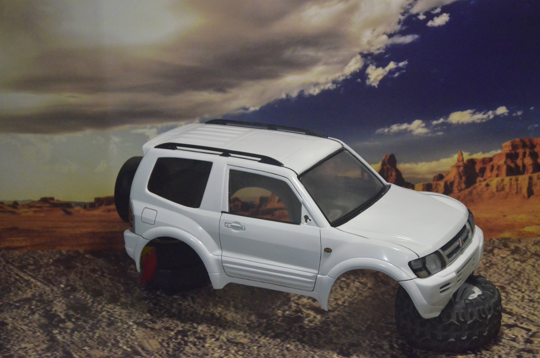 稀有cc01 硬壳帕杰罗v68 攀爬车壳大赏