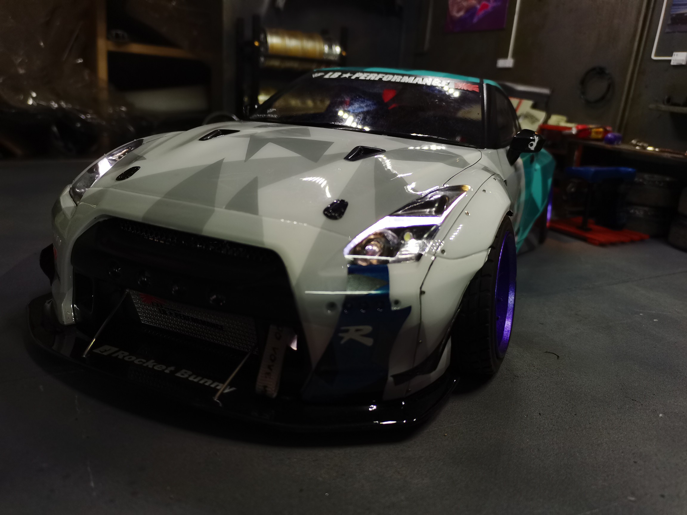 gtr35迷彩涂装!