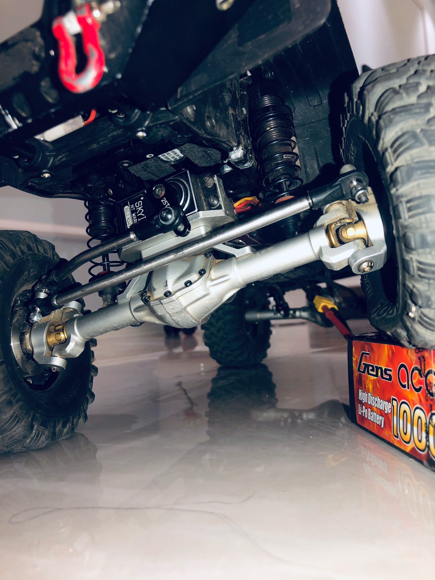 晒下我的scx10 90046攀爬车