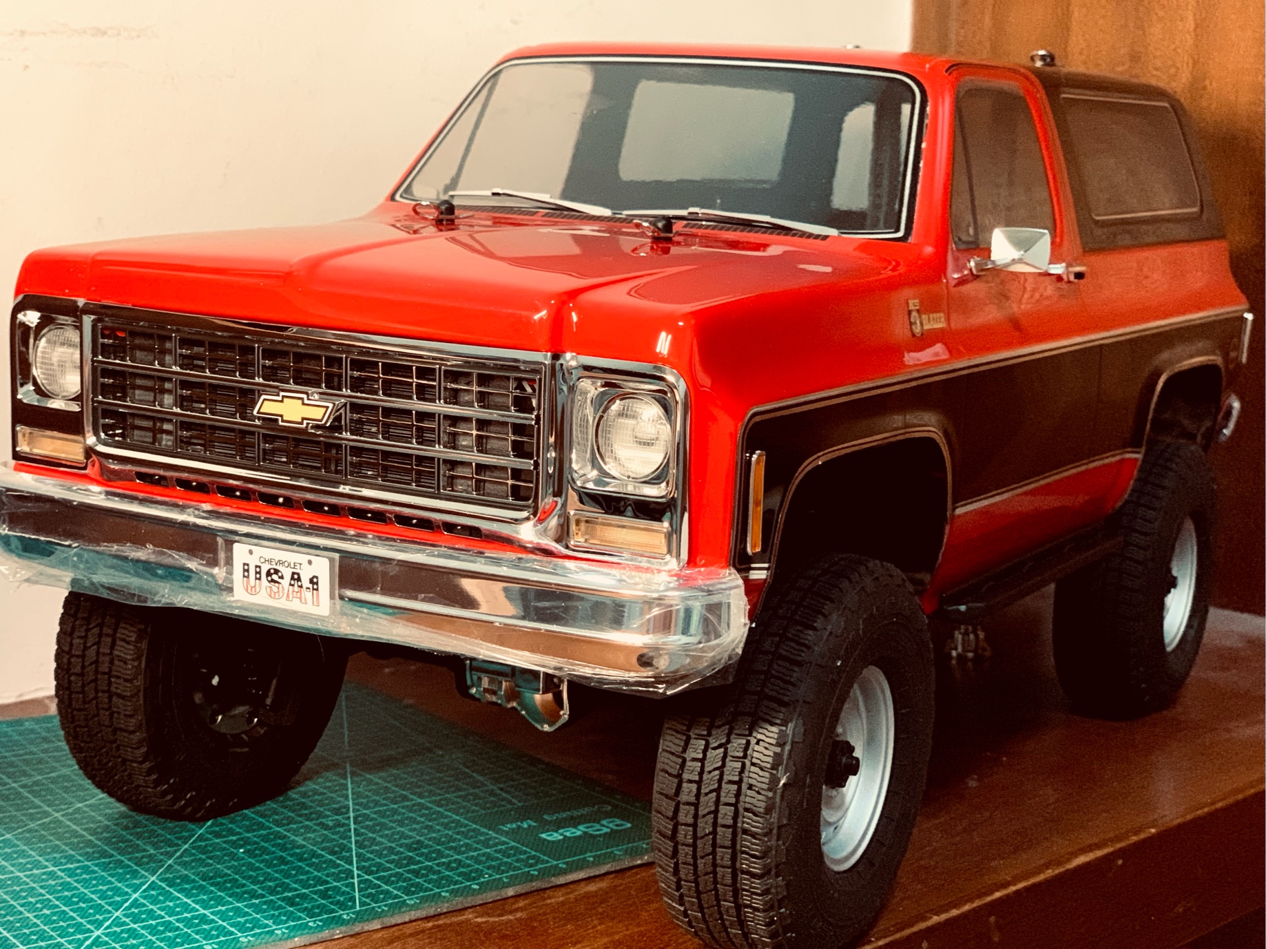 trx-4 chevrolet blazer k5 换小胎舒服了