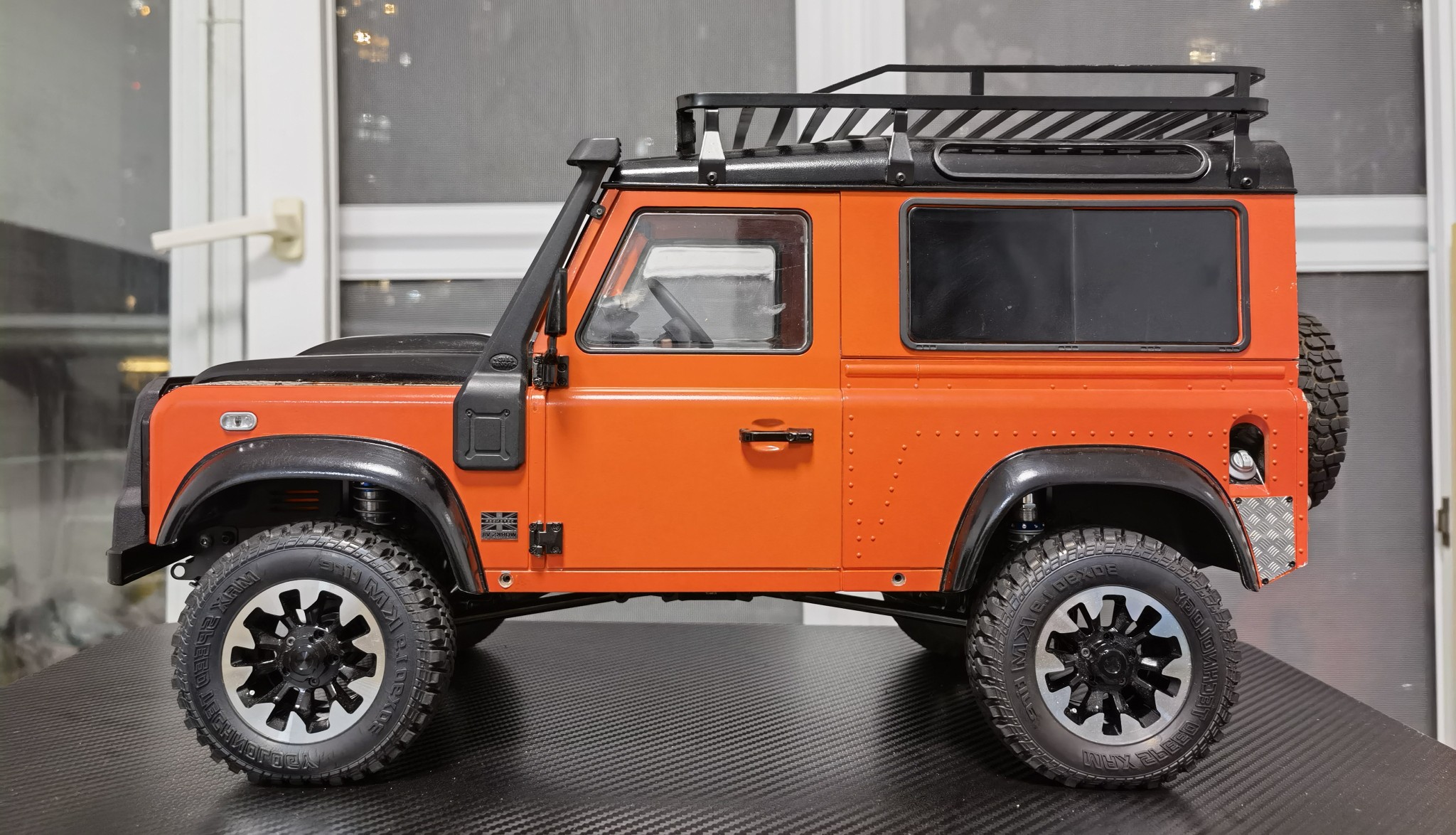 水泥灰rc4wd d90路虎卫士