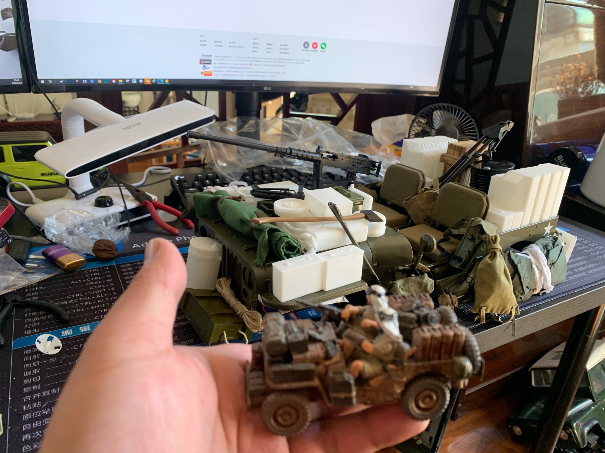 耗费了很多很多田宫ts喷漆